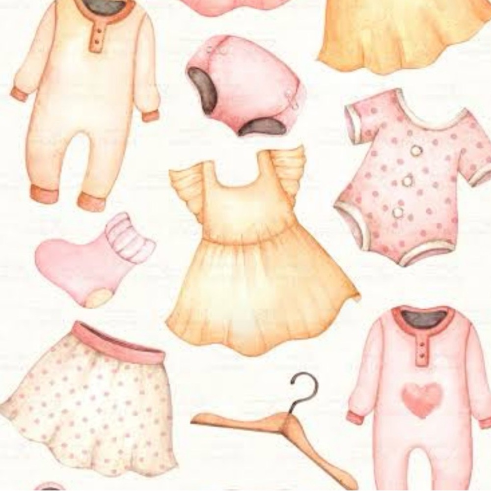 5lb Box of Baby Girl Clothes